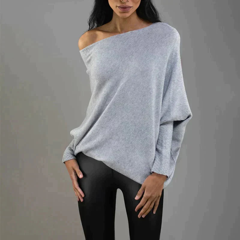 Salomé Jacques™ Asymmetrical Striped Sweater