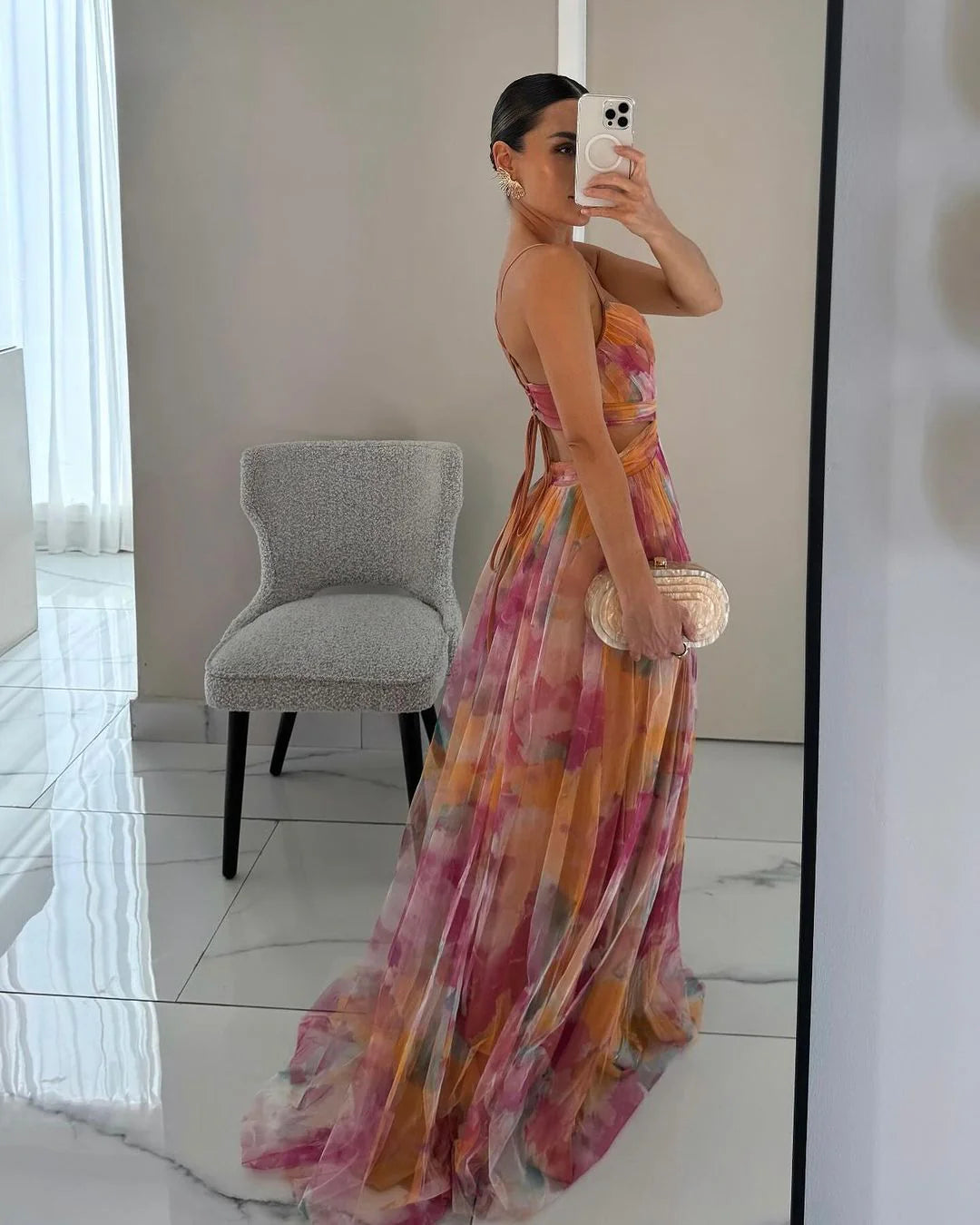 Madalena - Vestido Longo Floral