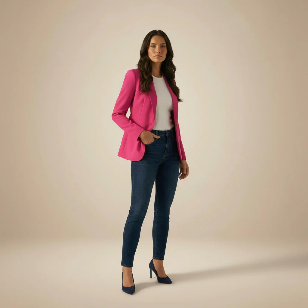 ISABELLA RELAXED BLAZER with FRONT POCKETS | TIMELESS EVERYDAY TAILORING