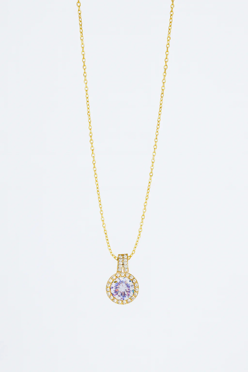 Stainless Steel Baguette Necklace for Women