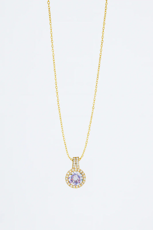 Stainless Steel Baguette Necklace for Women