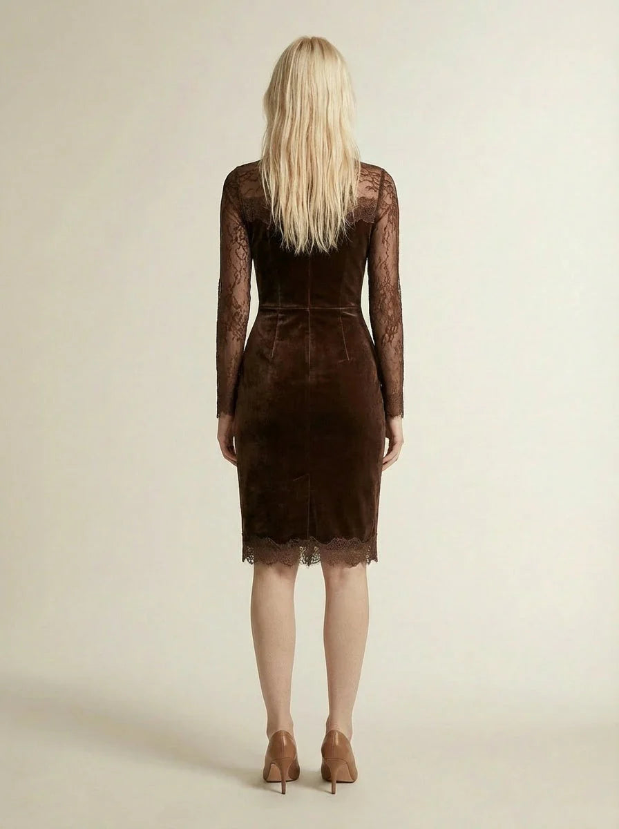 Nadia - Mini Dress with Elegant Lace