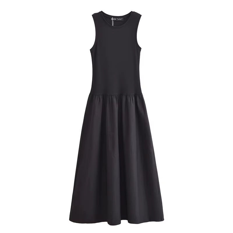 Dresses Summer Women'S 2025 New Chic Slim Simple Elegant Holiday Dress Street Women'S Comfortable Youth Travel Dress