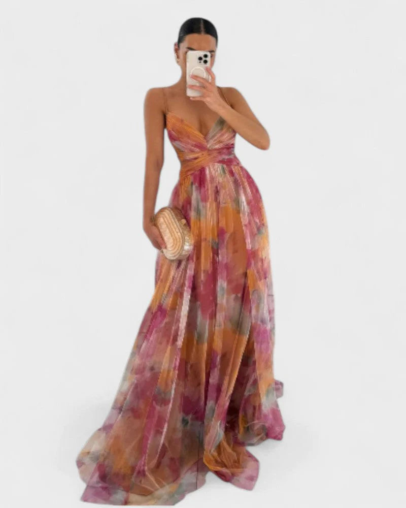 Madalena - Vestido Longo Floral