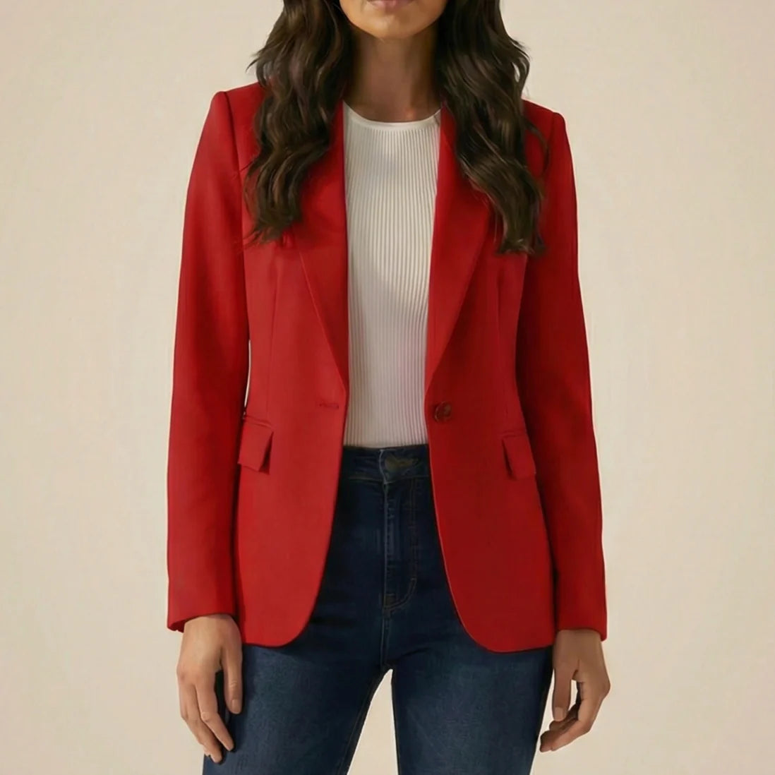 ISABELLA RELAXED BLAZER with FRONT POCKETS | TIMELESS EVERYDAY TAILORING