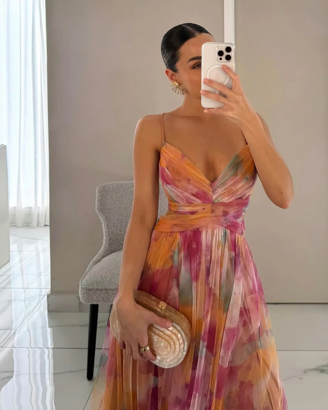 Madalena - Vestido Longo Floral