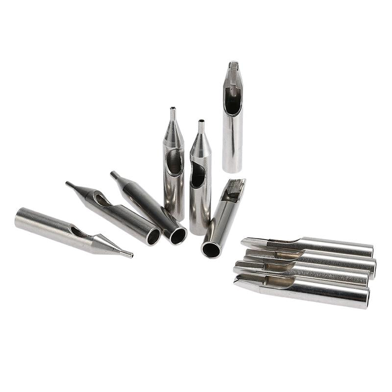 NNEIDS 22-Piece Stainless Steel Tattoo Nozzle Set For Tattoo Supply