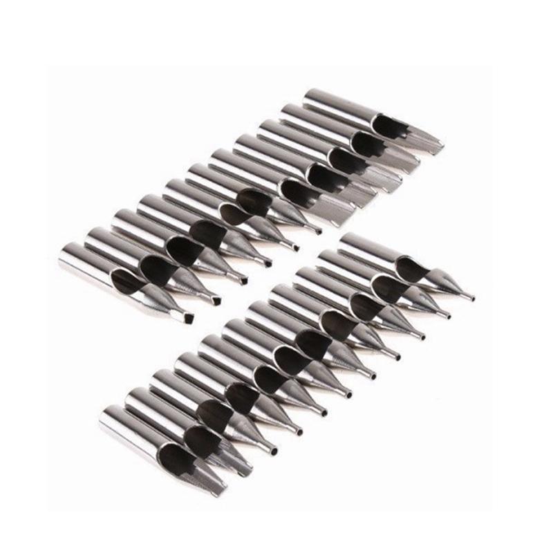 NNEIDS 22-Piece Stainless Steel Tattoo Nozzle Set For Tattoo Supply