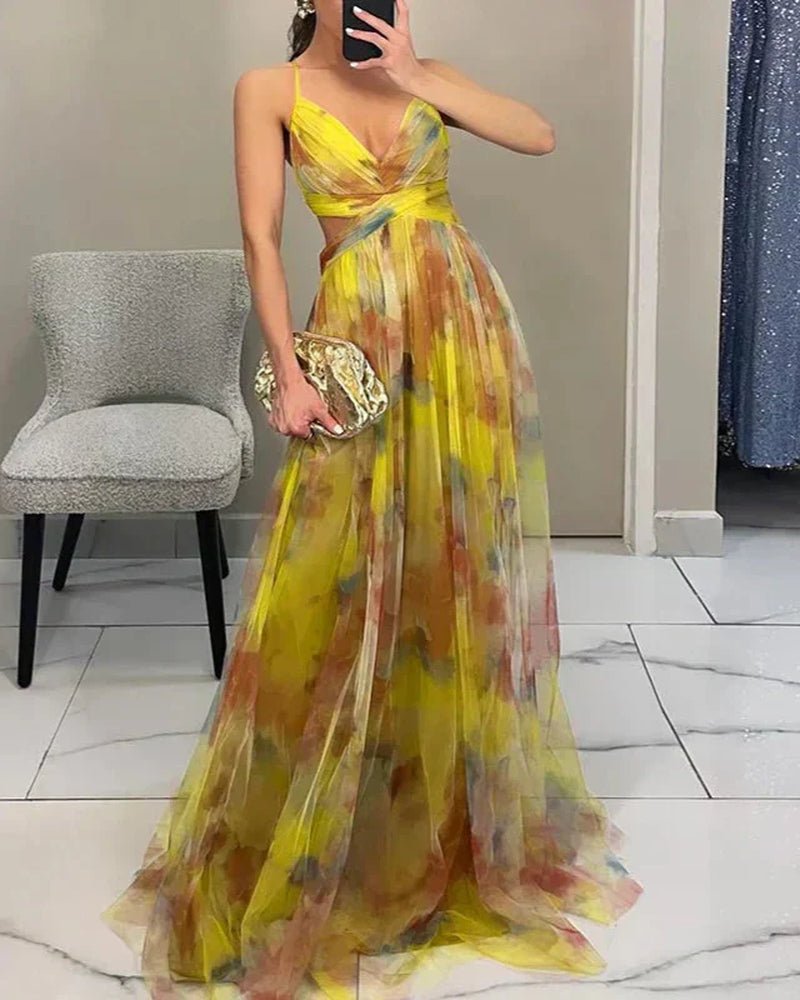 Madalena - Vestido Longo Floral