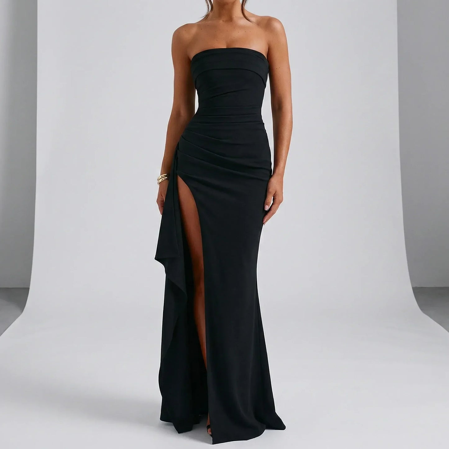 Abendkleid Mit Hohem Schlitz - Anna