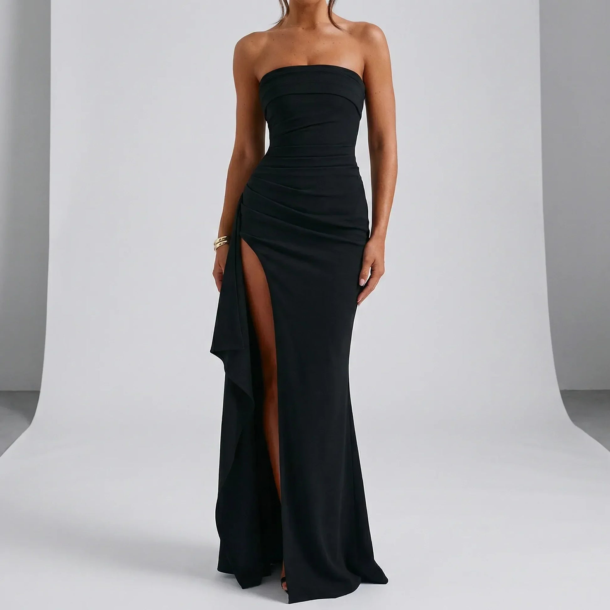 Abendkleid Mit Hohem Schlitz - Anna
