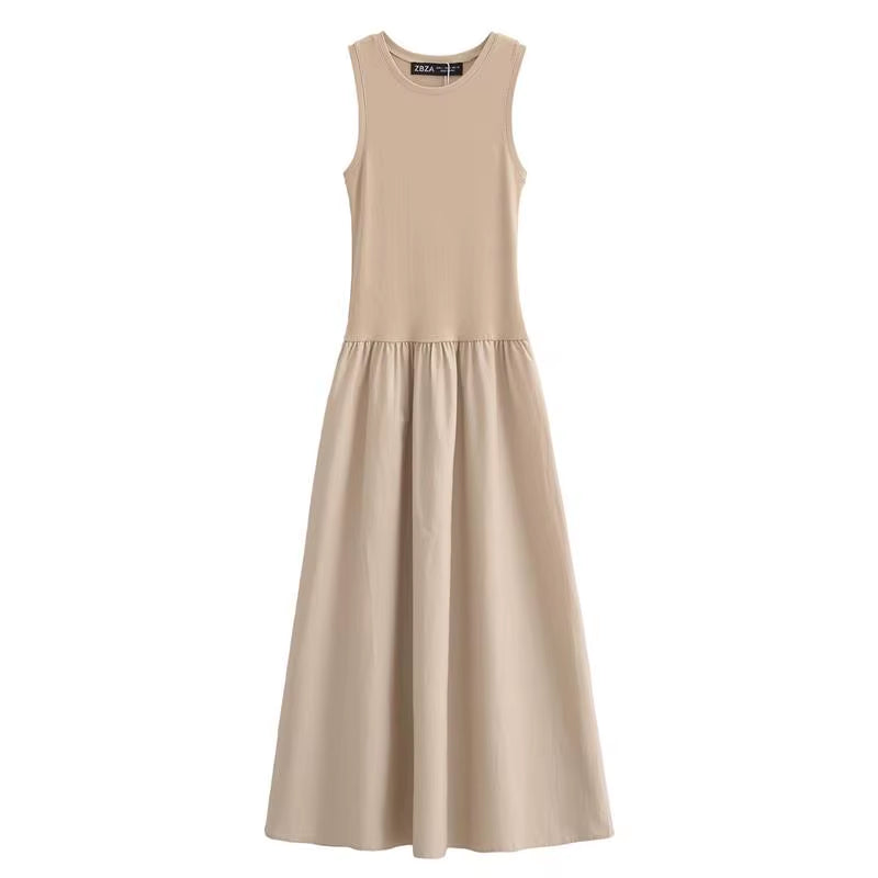 Dresses Summer Women'S 2025 New Chic Slim Simple Elegant Holiday Dress Street Women'S Comfortable Youth Travel Dress