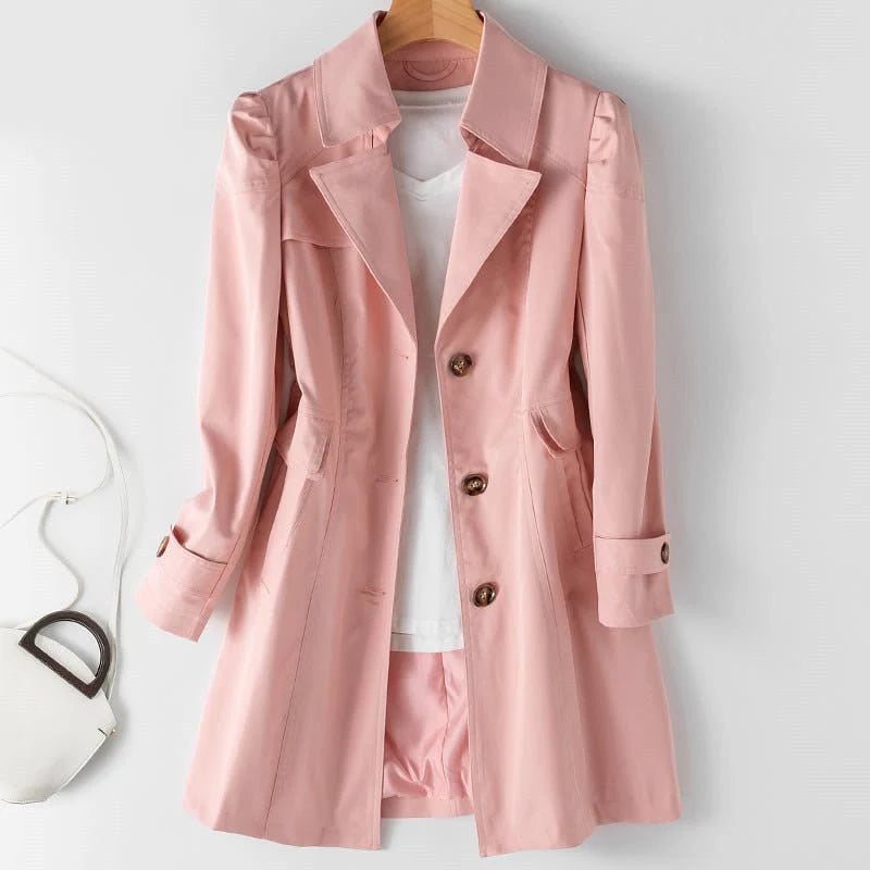 Trendi Hölgyek Trench Kabát – Carenza